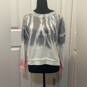 ✨Vintage Havana✨ Gray and Pink Tie-Dye Sweatshirt ✨GREAT Condition✨